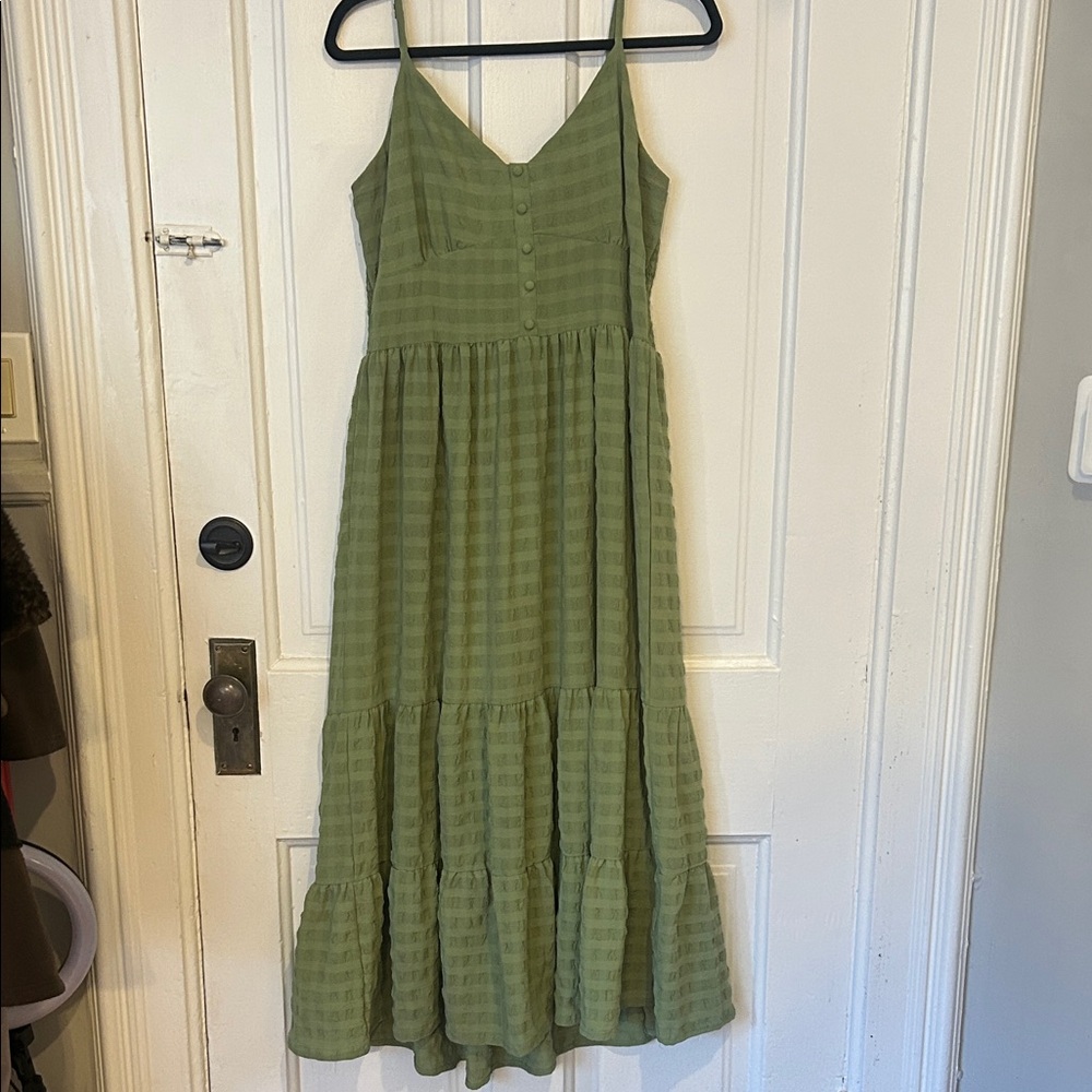 New Look Olive Green Maxi Dress